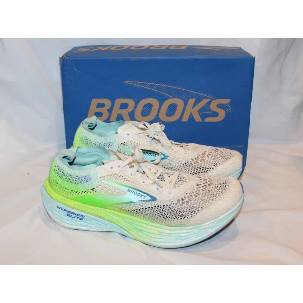 Brooks Hyperion Elite 4 PB Women’s 9.5 Mens 8 Road Running Shoes MSRP $249 White
